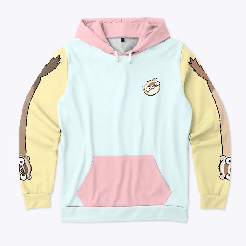 Colourful Ferret Hoodie